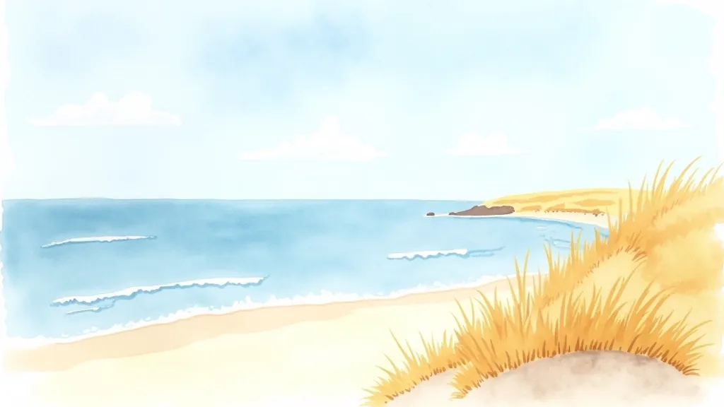Watercolor landscape painting