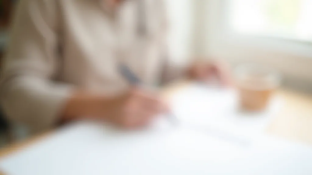 Watercolor artist's hand demonstrating light pencil pressure on white paper with barely visible composition lines