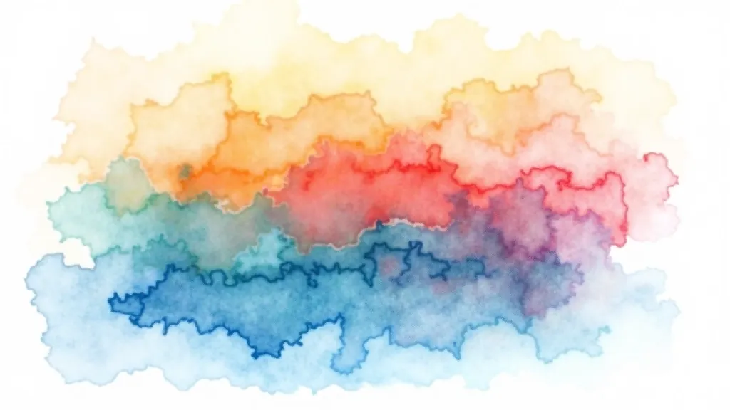 Glazing technique demonstration showing multiple transparent watercolor layers building up depth and color intensity